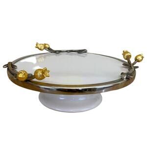Golden Blossom Cake Pastry Stand Decor